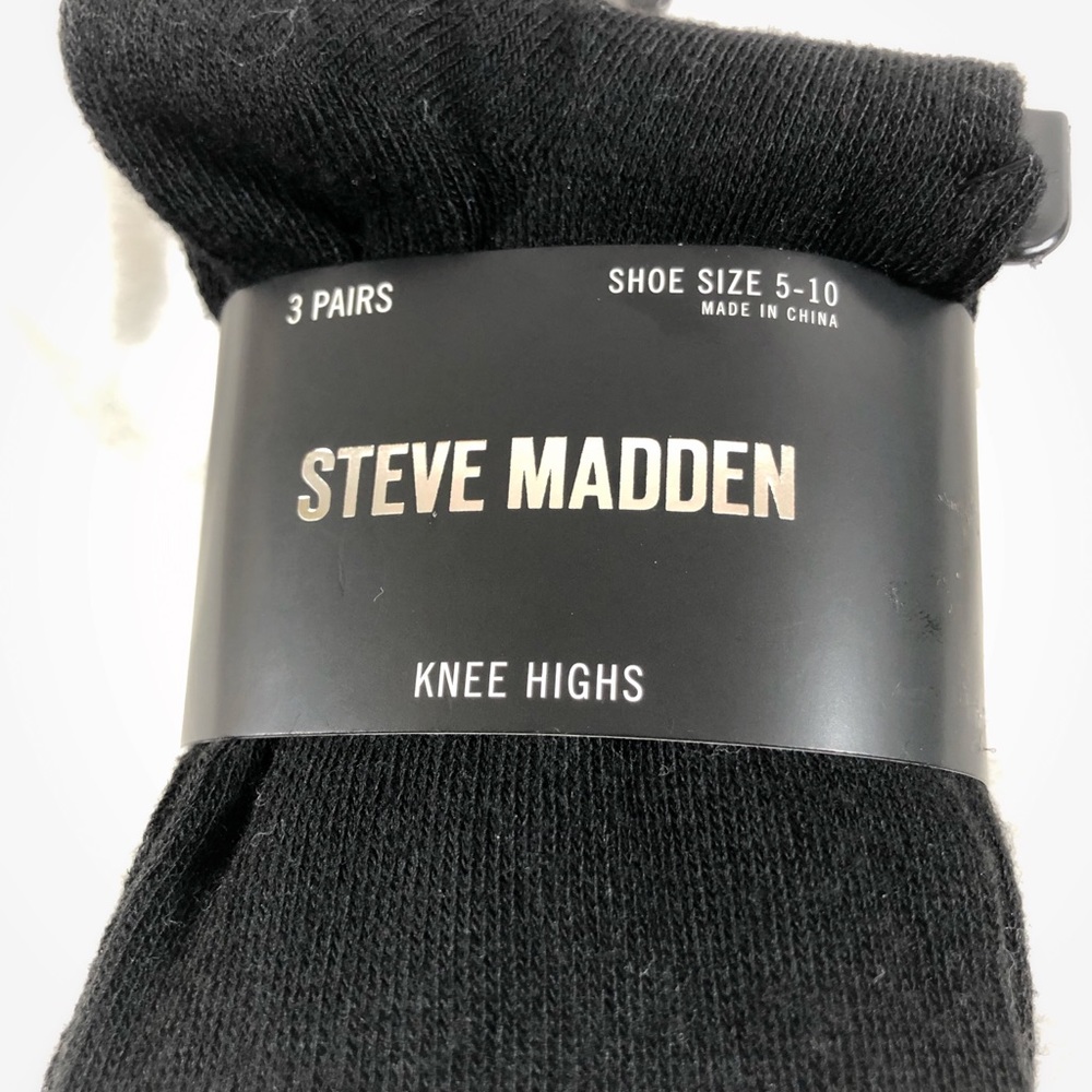 3 Pairs Steve Maden Knee High Socks